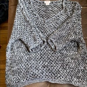 Mossimo black marled sweater